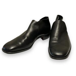 Vintage BALLY WING SUSSEX blk leather “Extra Souple” slip on ankle boots…